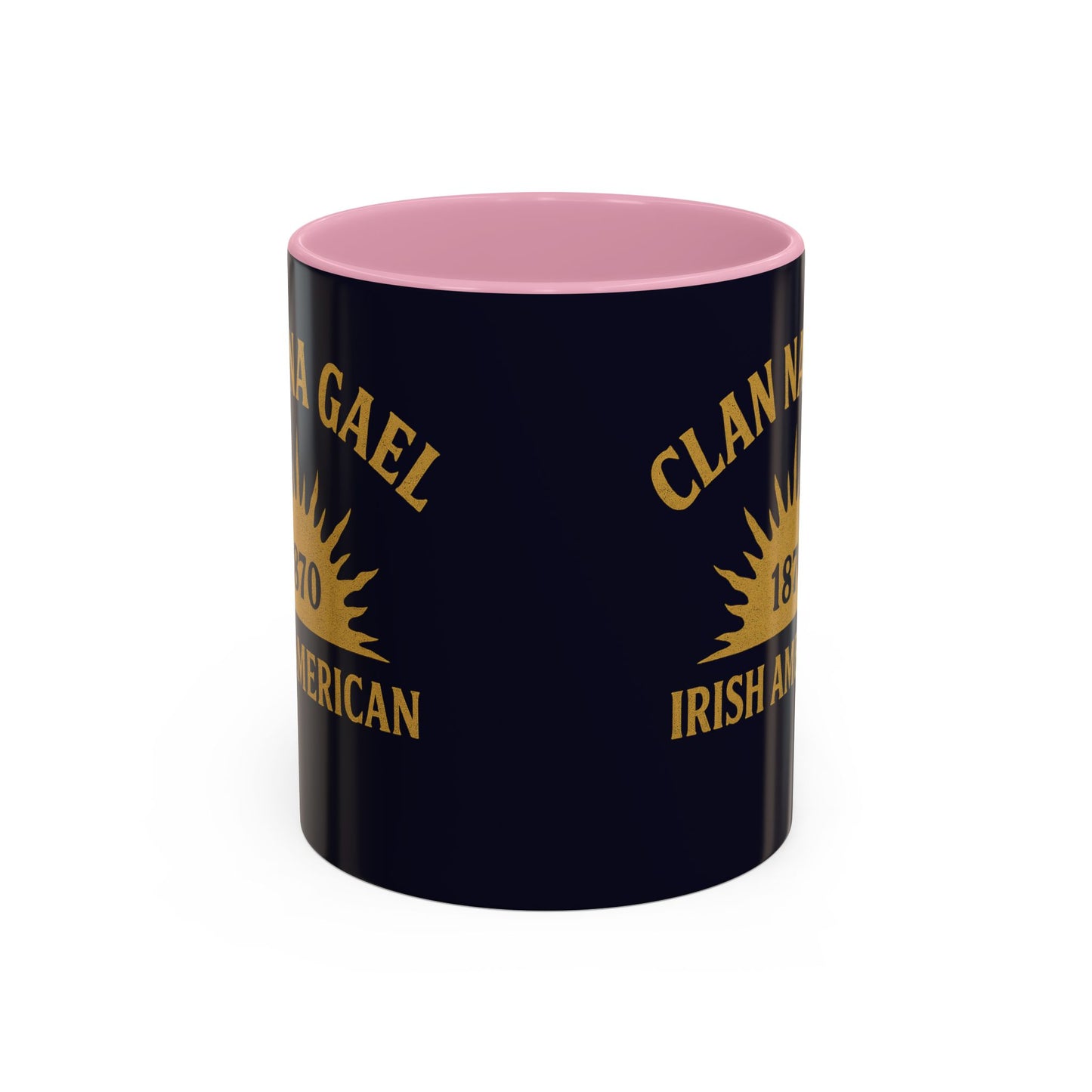 "Clan na Gael - Irish American", Colorful Mugs (11oz, 15oz) (Black Rock Blue)