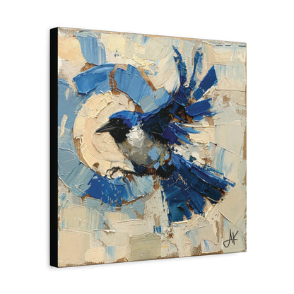 "Liberty Blue Bird", Fine Art Matte Canvas, Stretched, 1.25"