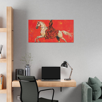 "Red Rider", Stretched Classic Canvas Fine Art Print