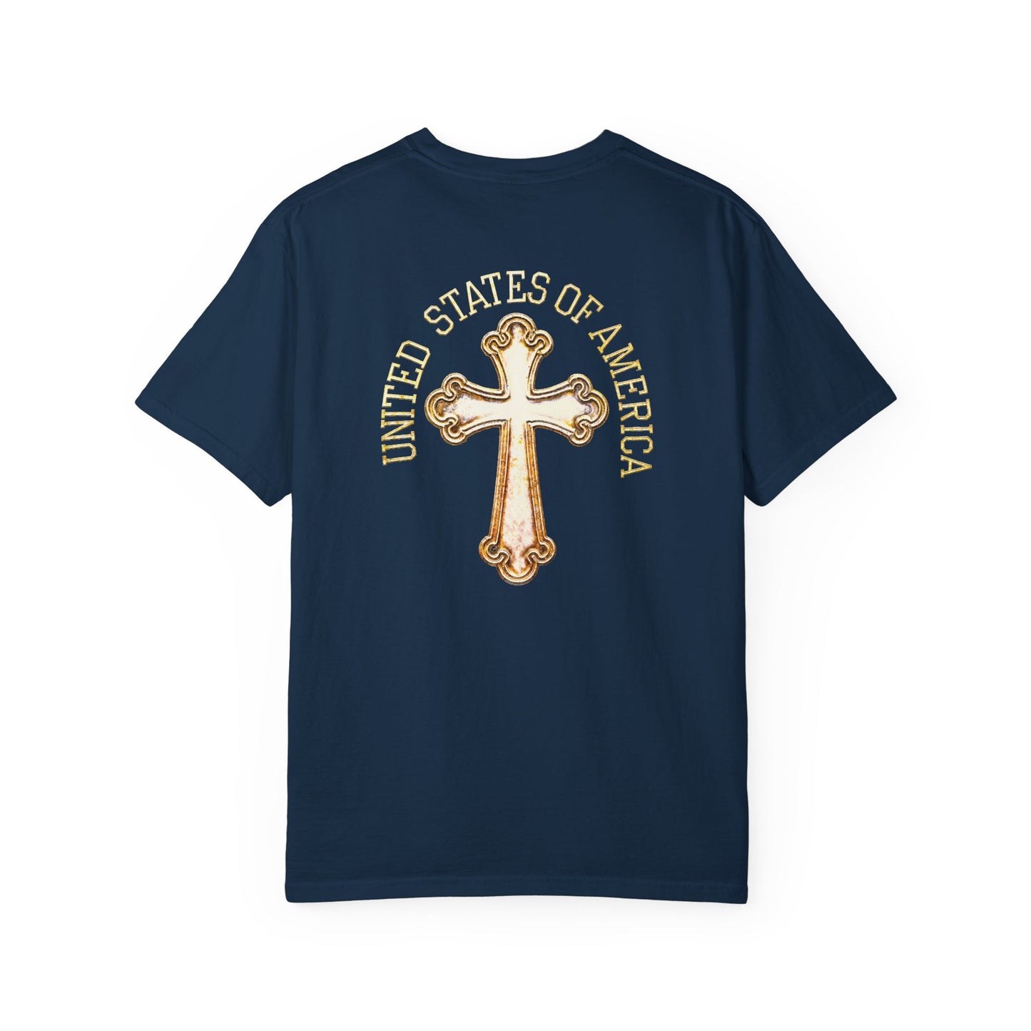 "USA Gold Cross", Unisex T-shirt