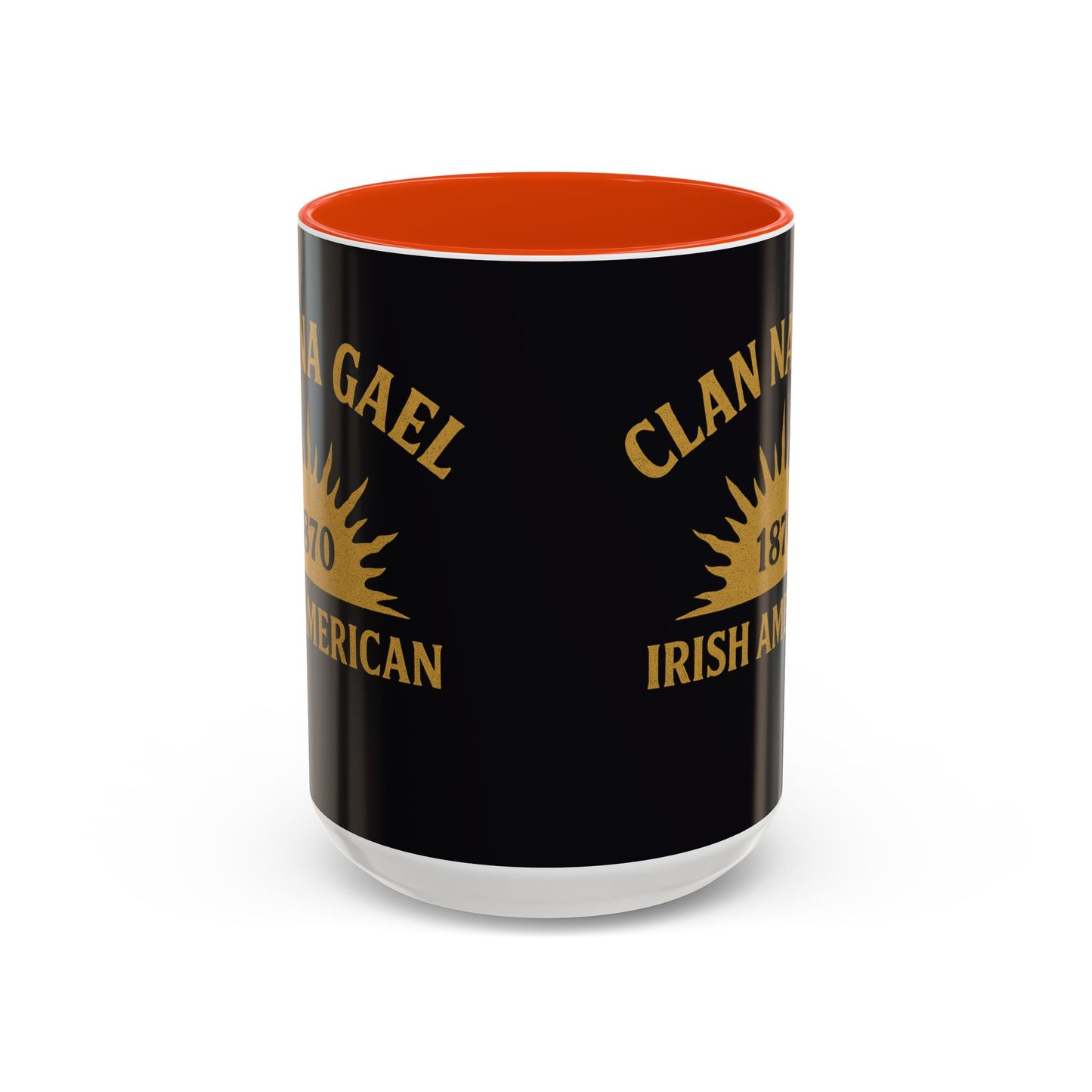"Clan na Gael - Irish American", Colorful Mugs (11oz, 15oz) (Raven Black)