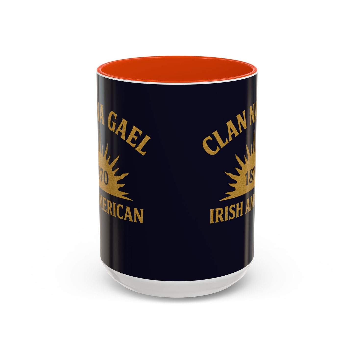 "Clan na Gael - Irish American", Colorful Mugs (11oz, 15oz) (Black Rock Blue)