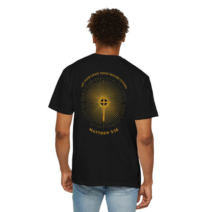 "Matthew 5:16 Sunburst", Unisex T-shirt