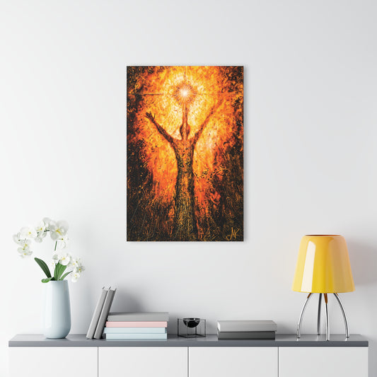 "Ancestral Submission", Fine Art Acrylic Wall Prints (French Cleat Hanging)