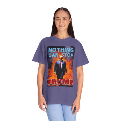 "Nothing Can Stop Trump", Unisex T-shirt (Dark Colors)