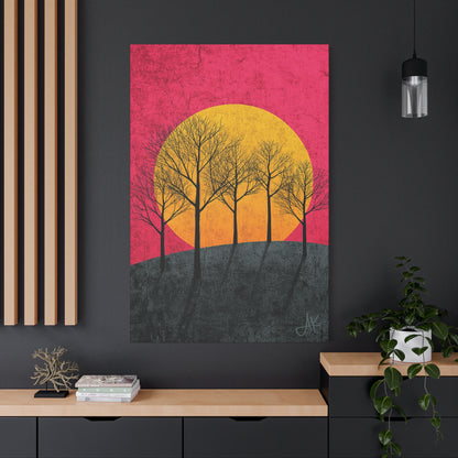 "Colors of Days End", Fine Art Matte Canvas, Stretched, 1.25"