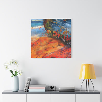 "Landfall Ember – Memories of Ancestral Strakes", Fine Art Matte Canvas, Stretched, 1.25"