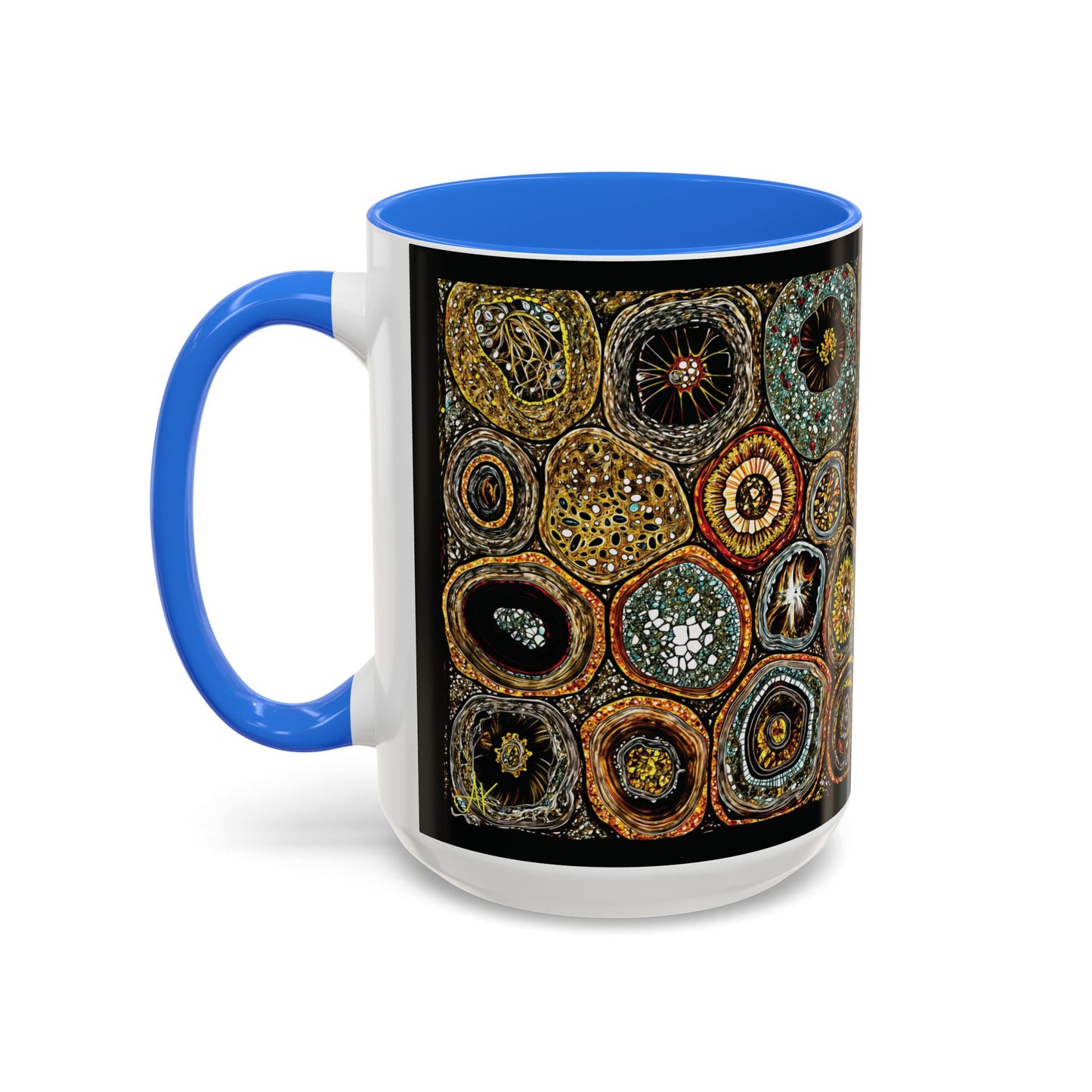 "Every Detail, His Design", Colorful Mugs (11oz, 15oz)