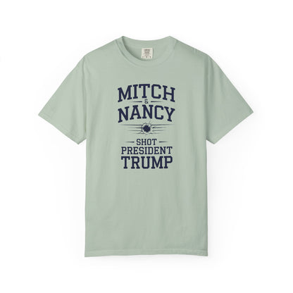 "Mitch & Nancy Shot President Trump", Unisex T-shirt