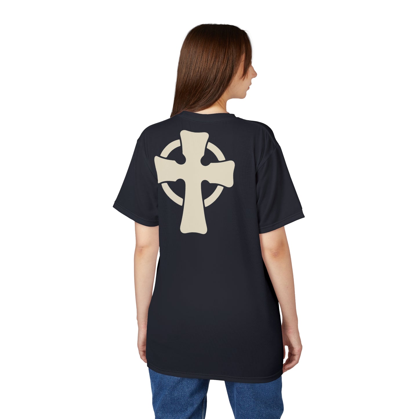 "Retro Jesus", Unisex T-shirt (Black Denim)