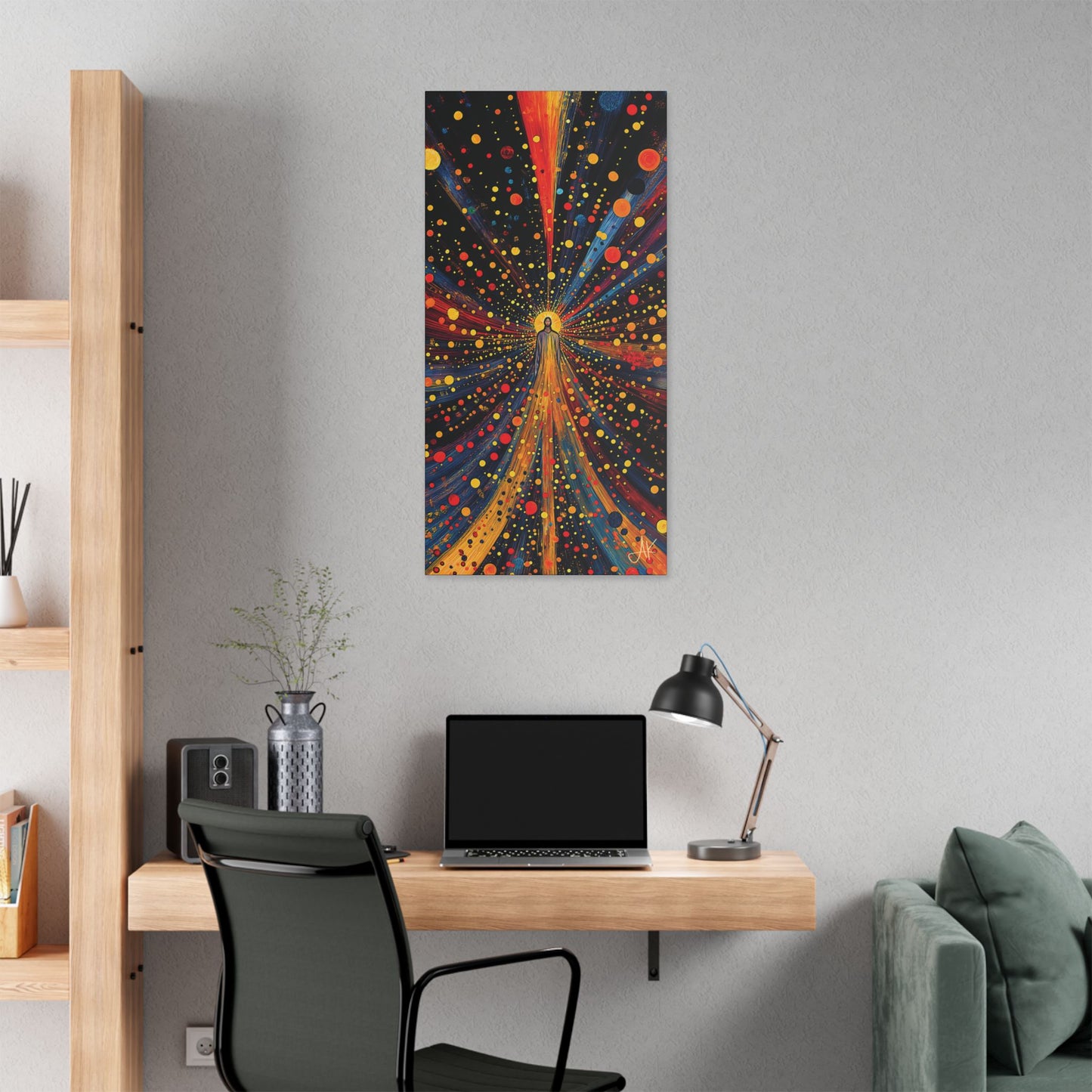 "Illuminated by Grace - 2 Corinthians 4:6", Stretched Classic Canvas Fine Art Print