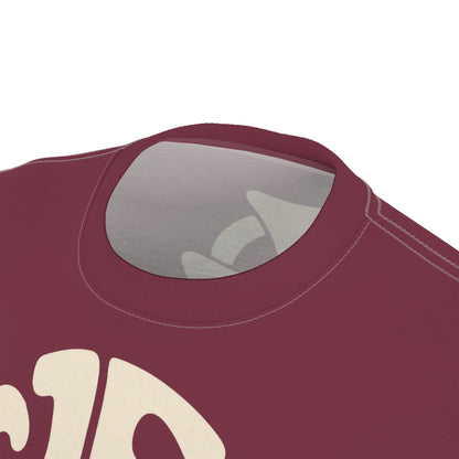 "Retro Jesus", Unisex T-shirt (Faded Scarlet)