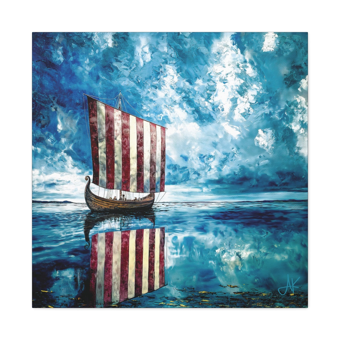 "First Keel at Cille Pheadair", Fine Art Matte Canvas, Stretched, 1.25"