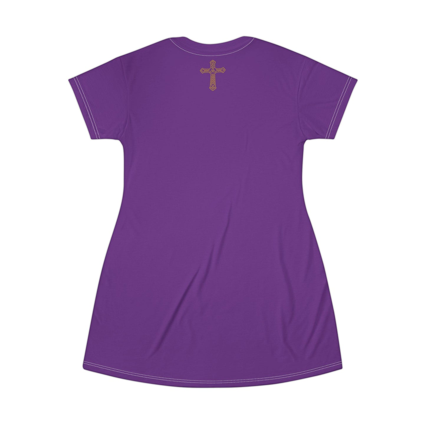 "Clan na Gael - Irish American", T-Shirt Dress (Vesper Violet)