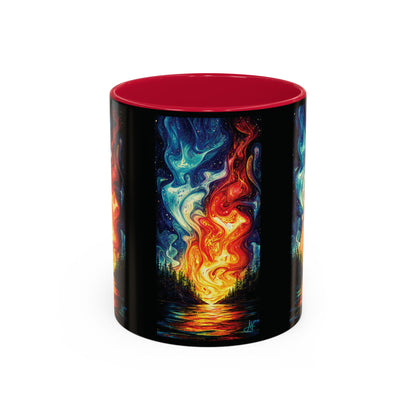 "Naomh Solus (Gaelic) - Sacred Light (English)", Colorful Mugs (11oz, 15oz)