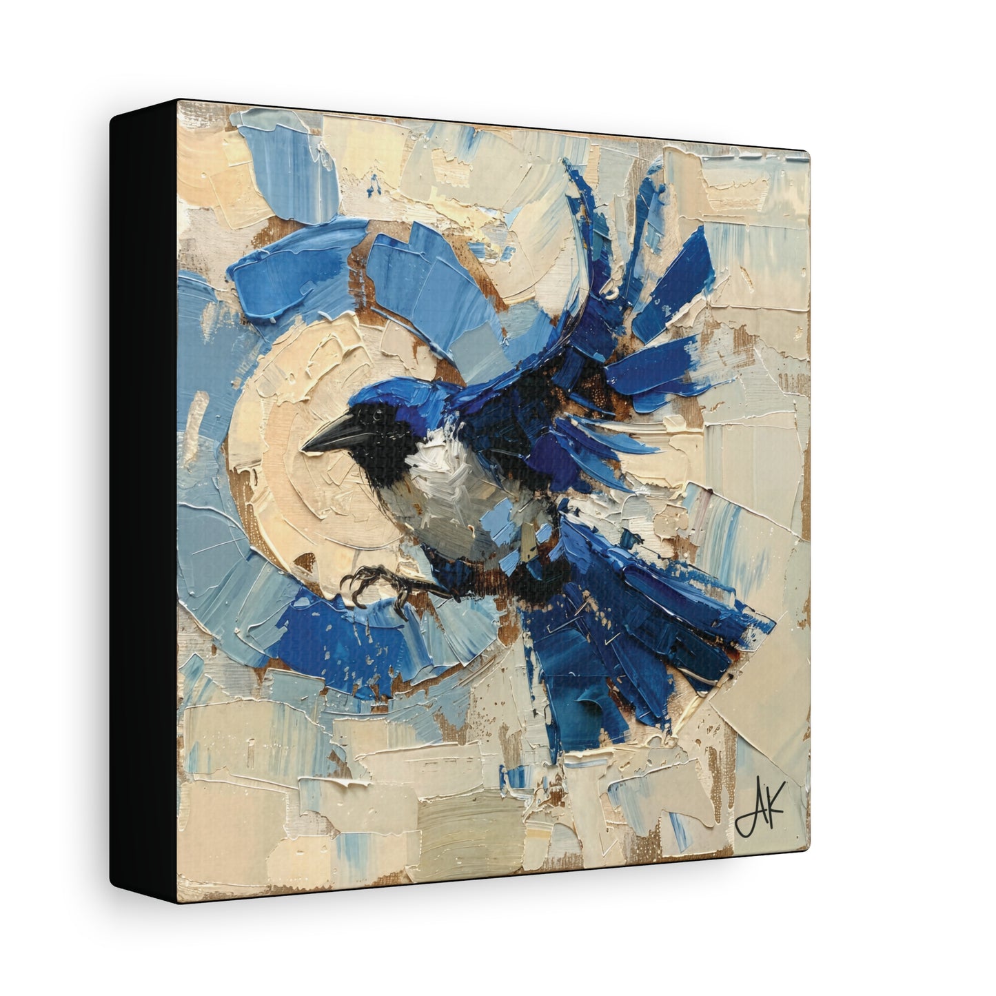"Liberty Blue Bird", Fine Art Matte Canvas, Stretched, 1.25"