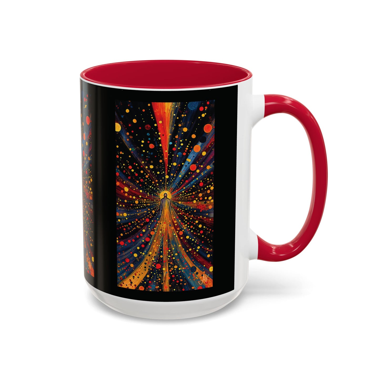 "Illuminated by Grace - 2 Corinthians 4:6", Colorful Mugs (11oz & 15oz)