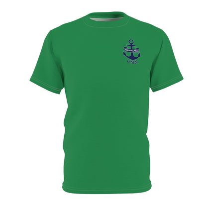 "USN Anchor", Unisex T-shirt (Bottle Glass)