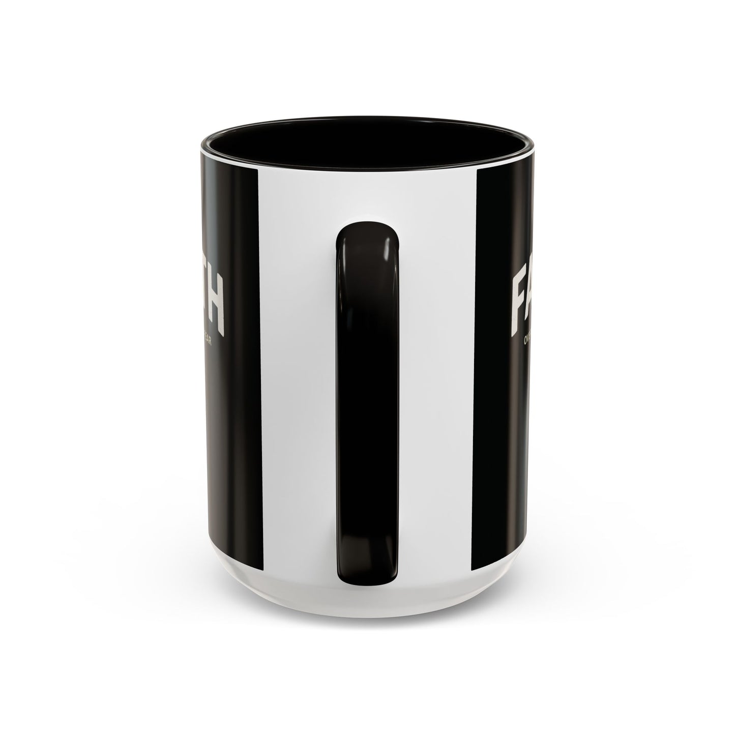 "Faith Overcomes Fear", Colorful Mugs (11oz, 15oz)