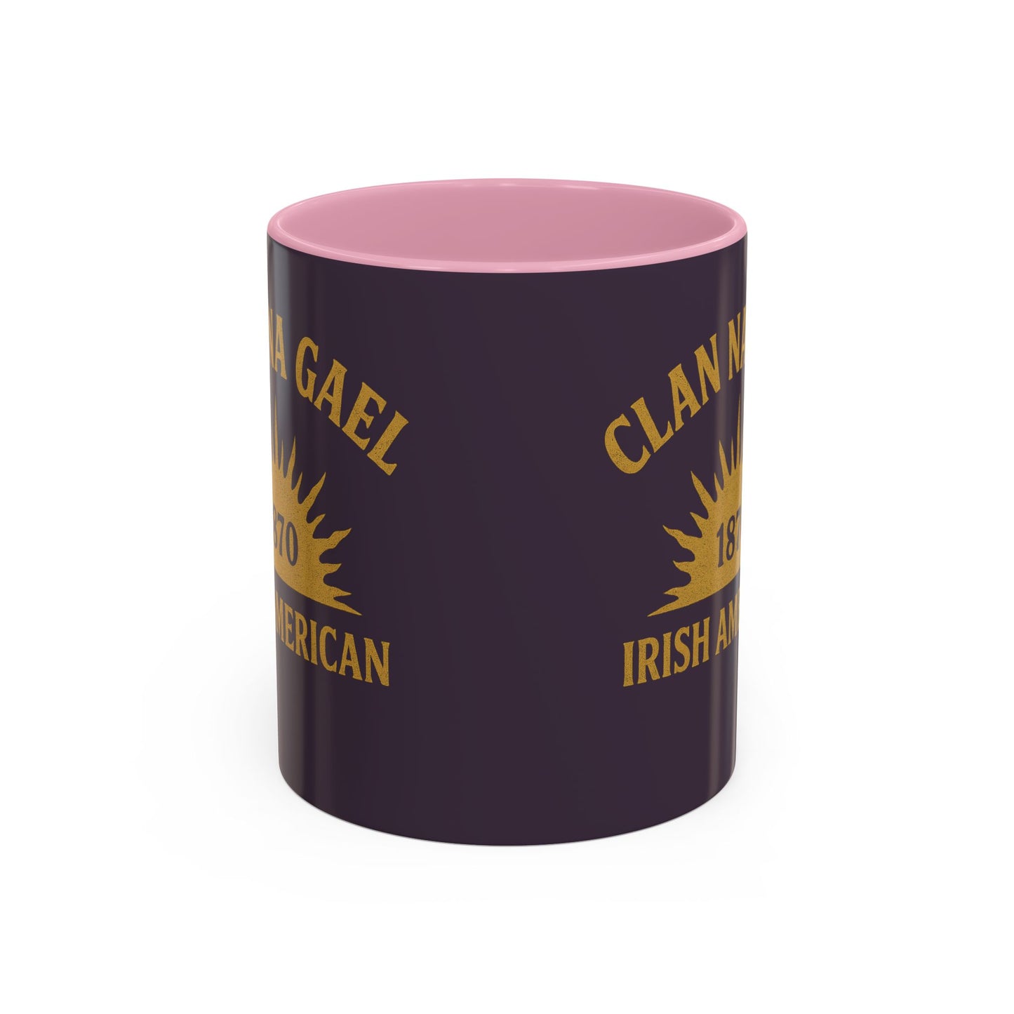 "Clan na Gael - Irish American", Colorful Mugs (11oz, 15oz) (Purple Verbena)