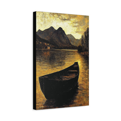 "By Oar and Tide: Ancient Gaelic Highways", Fine Art Matte Canvas, Stretched, 1.25"