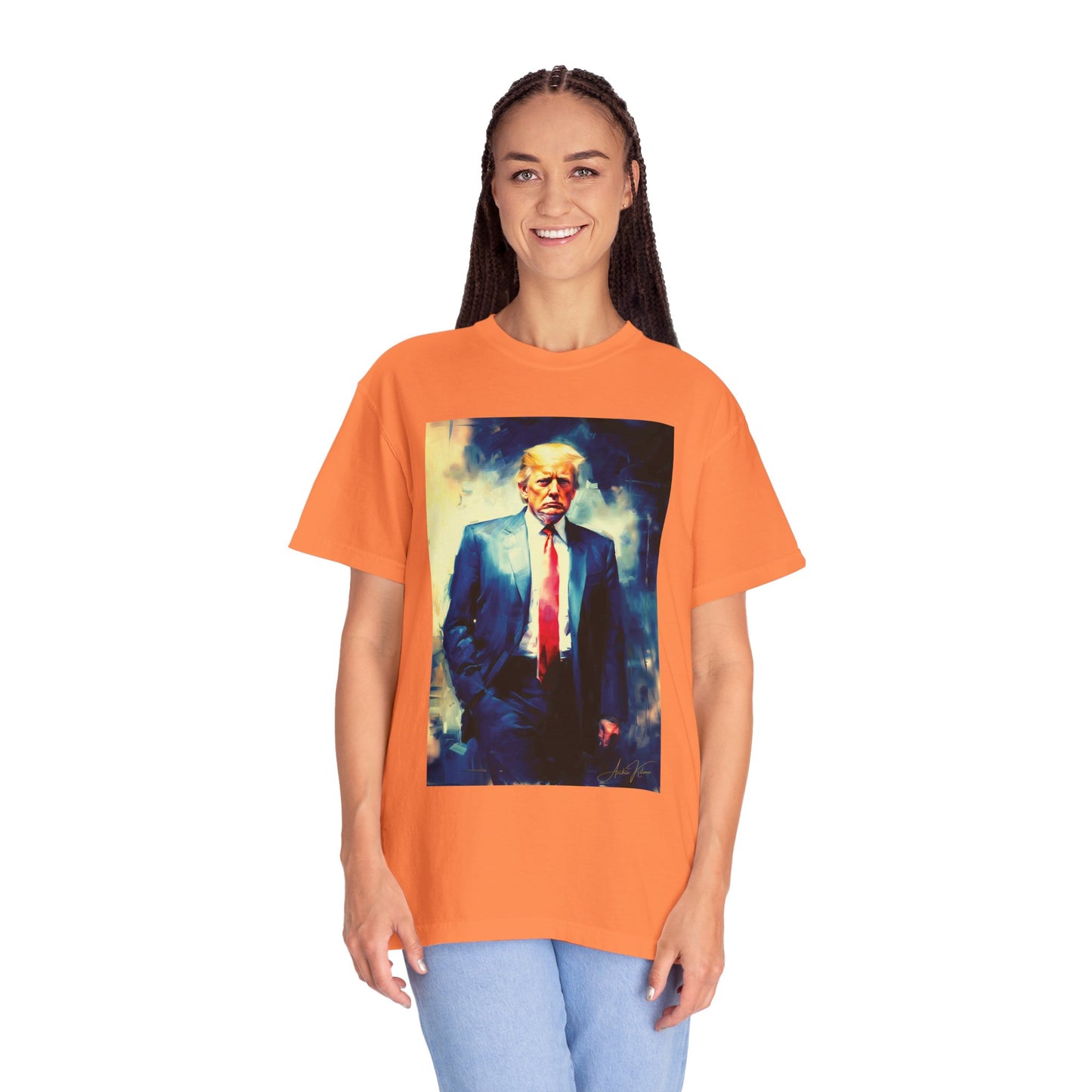 "Trump Portrait No. 6", Unisex T-shirt (Light Colors)