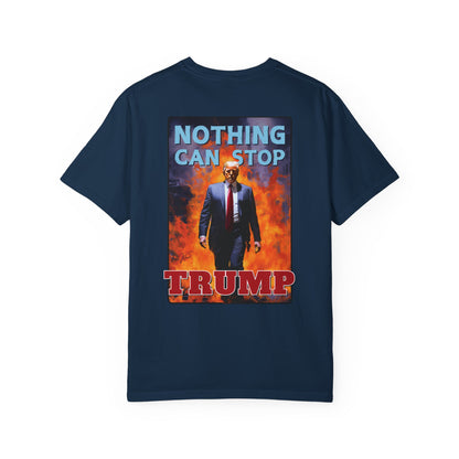 "Nothing Can Stop Trump", Unisex T-shirt (Dark Colors)