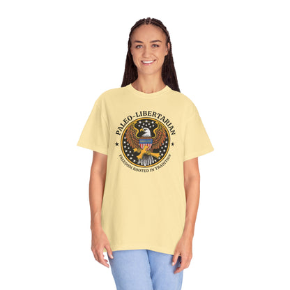 "Paleo-Libertarian" #01, Unisex T-shirt (Light Colors)