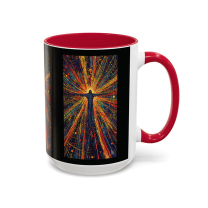 "Born Again in His Radiance - Isaiah 60:1", Colorful Mugs (11oz & 15oz)
