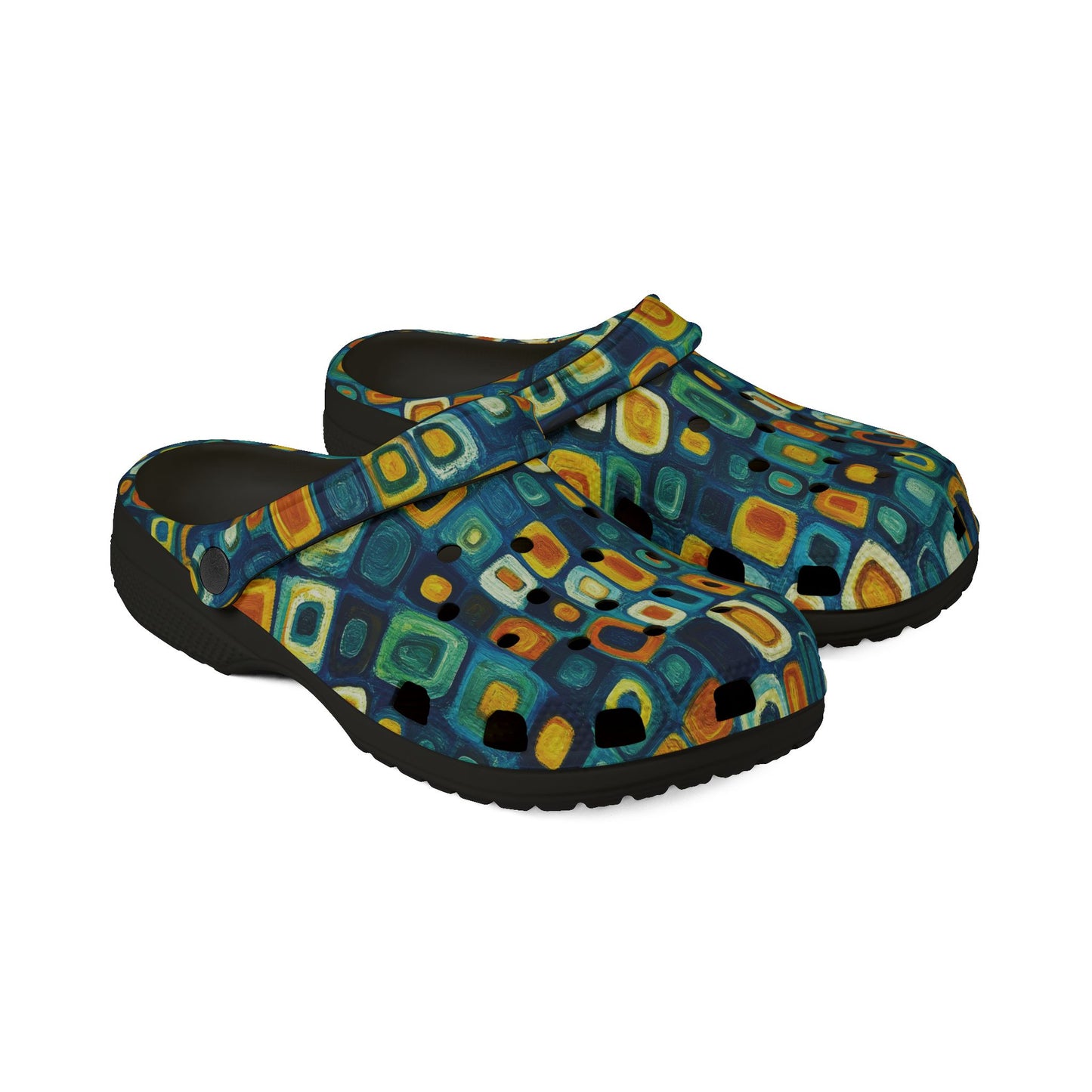 "Soul Mosaic", Foam Rubber Clogs
