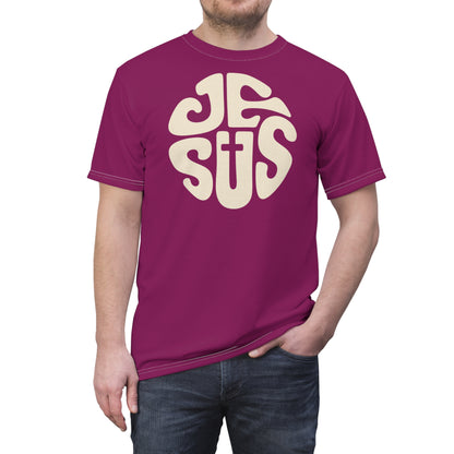 "Retro Jesus", Unisex T-shirt (Celestial Dragon)