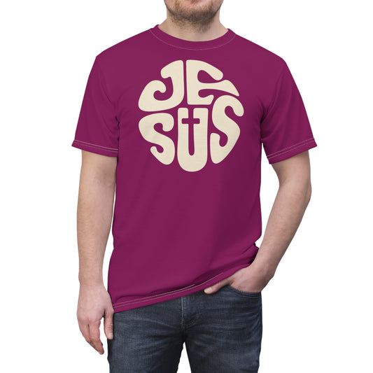 "Retro Jesus", Unisex T-shirt (Celestial Dragon)