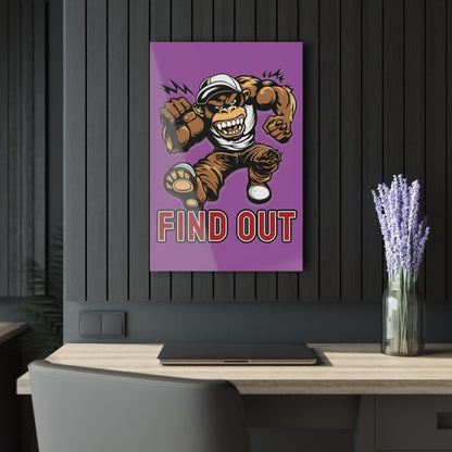 "Find Out", Acrylic Wall Prints (French Cleat Hanging) (Violet Benediction)