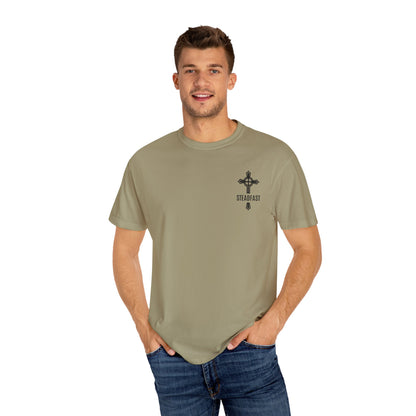 "Steadfast Cross in Black", Unisex T-shirt