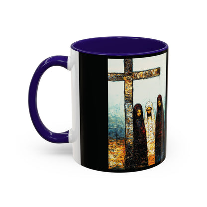 "At-the-Foot of the Cross - John 19:25", Colorful Mugs (11oz & 15oz)