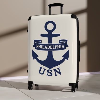 "USN Anchor", Suitcase (Whitecap)
