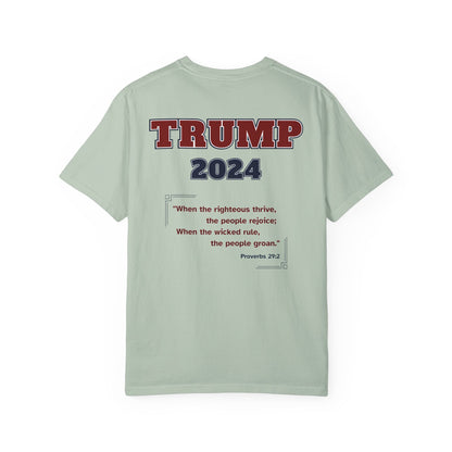 "Trump 2024 - Proverbs 29:2", Unisex T-shirt - Historical Collectible