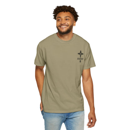 "Steadfast Cross in Black", Unisex T-shirt
