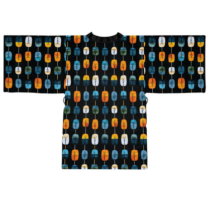 "Skyroot Grove", Long Sleeve Kimono Robe