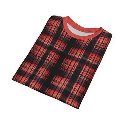 "Kin of Flame", Unisex Tee (Faded Red Collar)