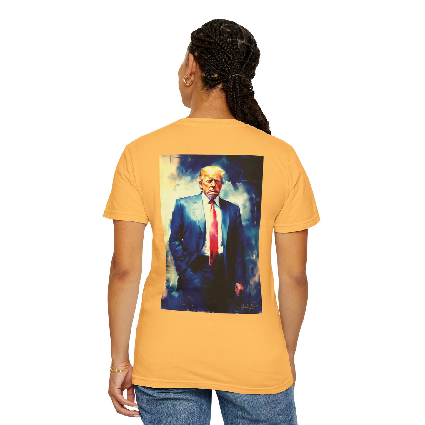 "Trump Portrait No. 6", Unisex T-shirt (Light Colors)