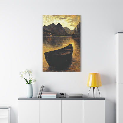 "By Oar and Tide: Ancient Gaelic Highways", Fine Art Matte Canvas, Stretched, 1.25"