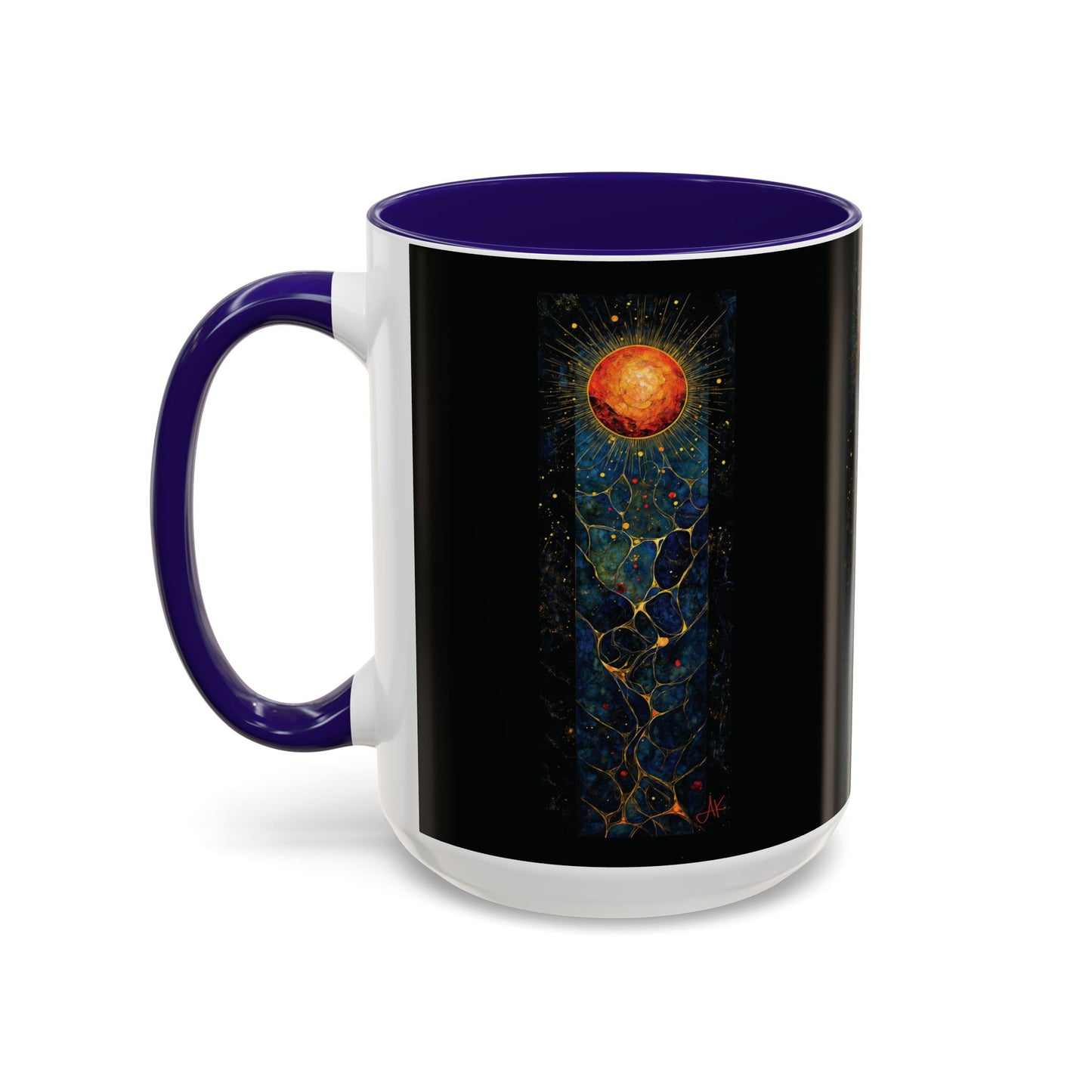 "The Living Light (John 8:12)", Colorful Mugs (11oz, 15oz)