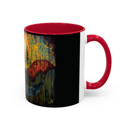 "Sacred Resonance", Colorful Mugs (11oz, 15oz)