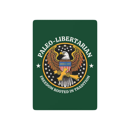 "Paleo-Libertarian" #01, Political Playing Cards (Evergreen)