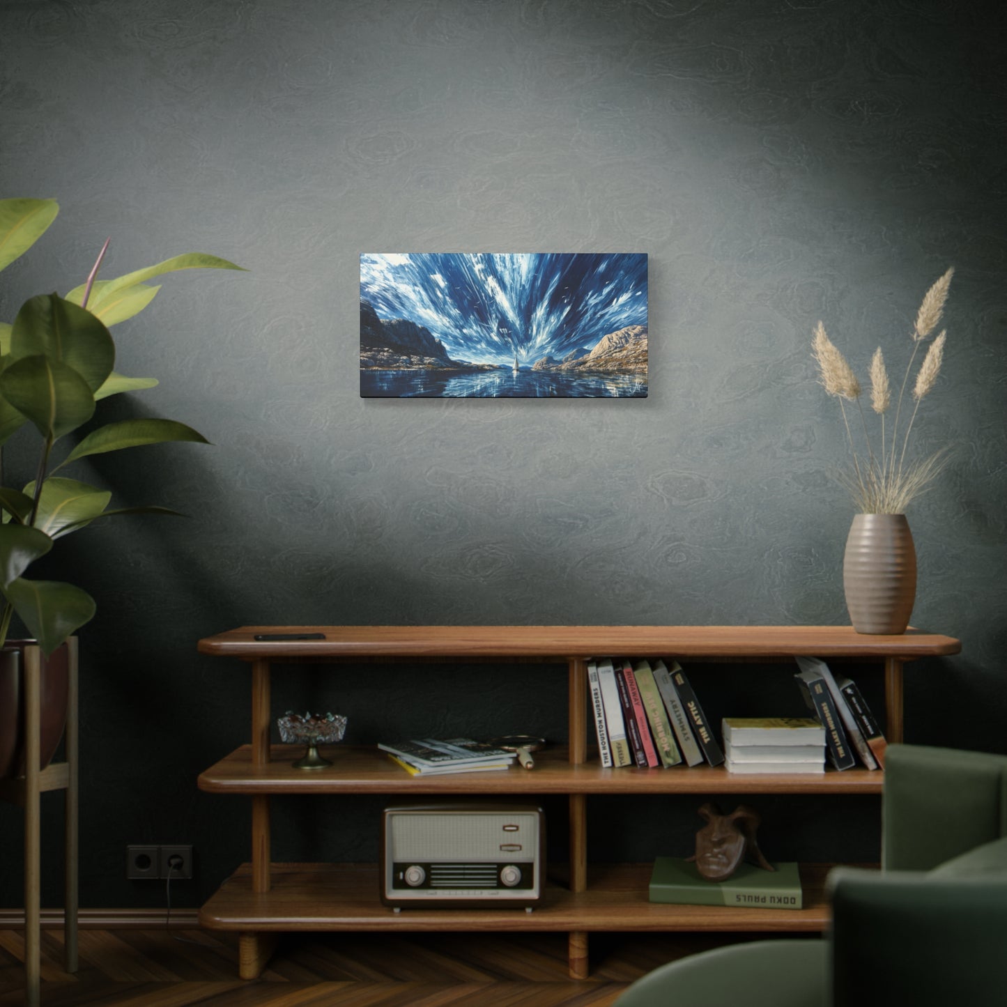 "Ancient Highway Racing Riven Sky", Fine Art Matte Canvas, Stretched, 1.25"