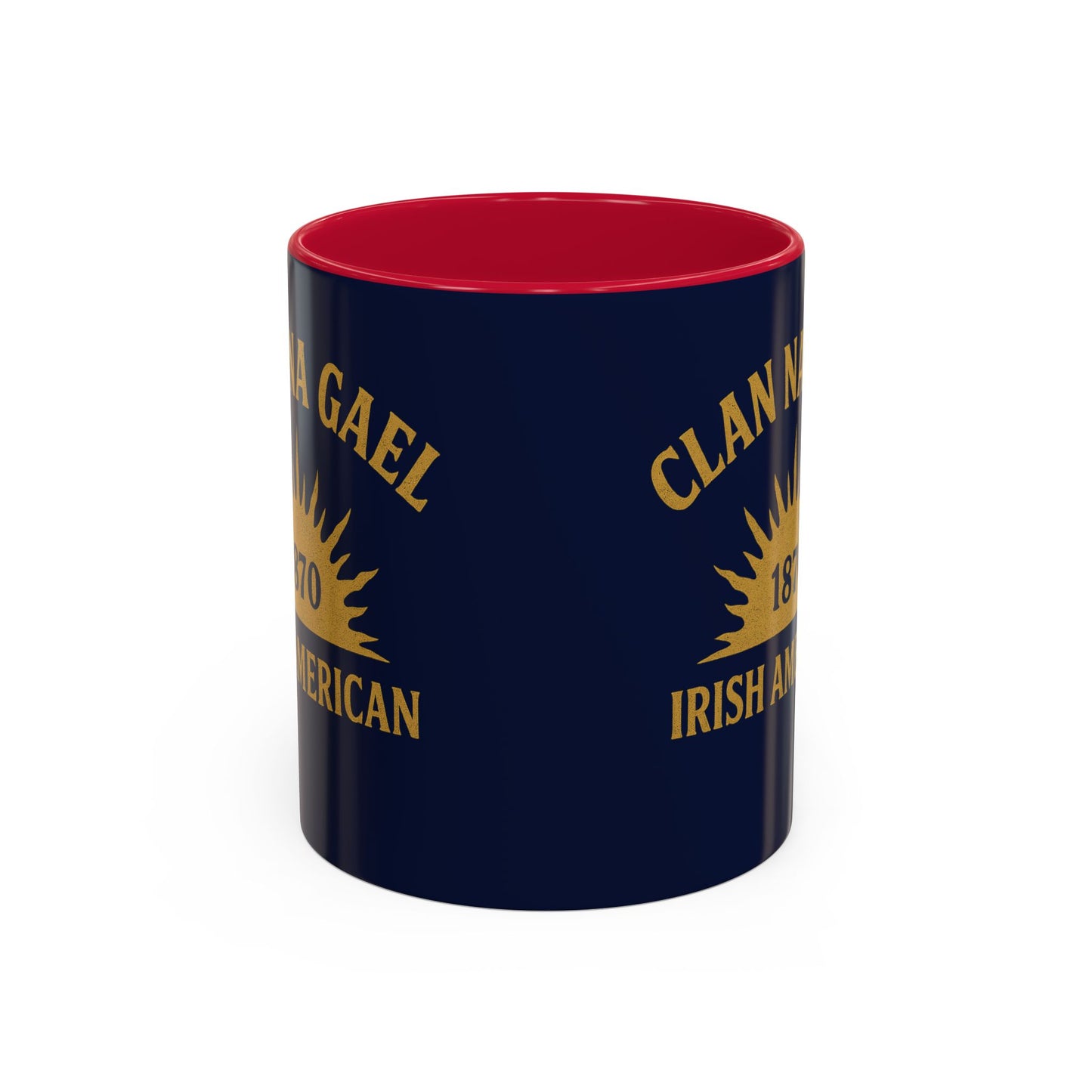 "Clan na Gael - Irish American", Colorful Mugs (11oz, 15oz) (Mariana Blue)