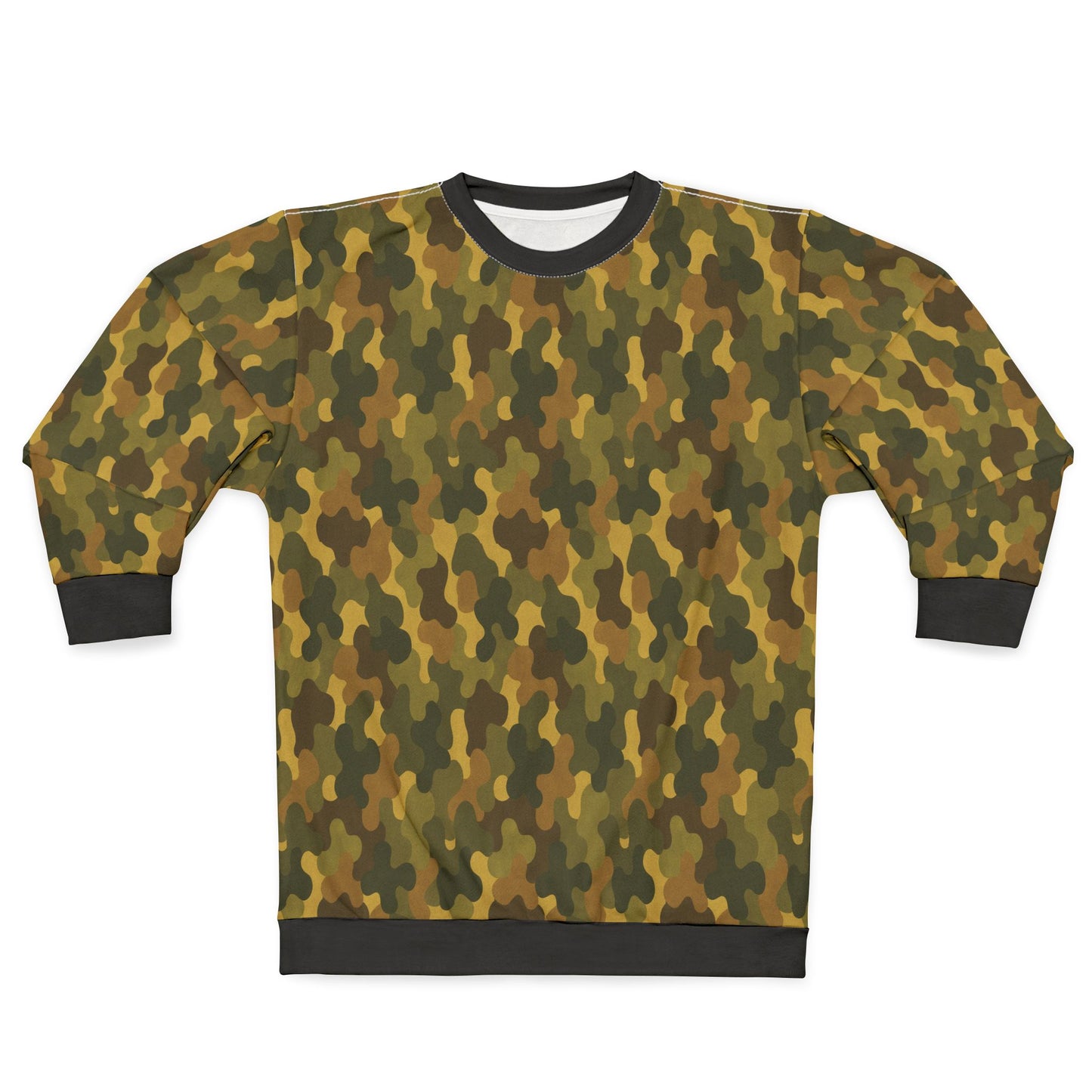 "SASR Day-Ops Camouflage", Unisex Sweatshirt (SASR Black Cuffs and Collar)