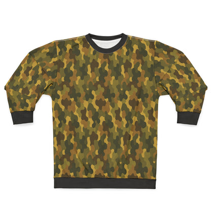 "SASR Day-Ops Camouflage", Unisex Sweatshirt (SASR Black Cuffs and Collar)