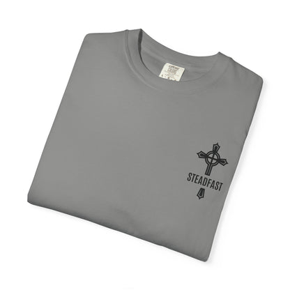 "Steadfast Cross in Black", Unisex T-shirt